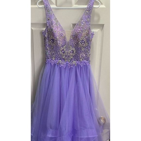 PurpleSize 4 Ball gown dress